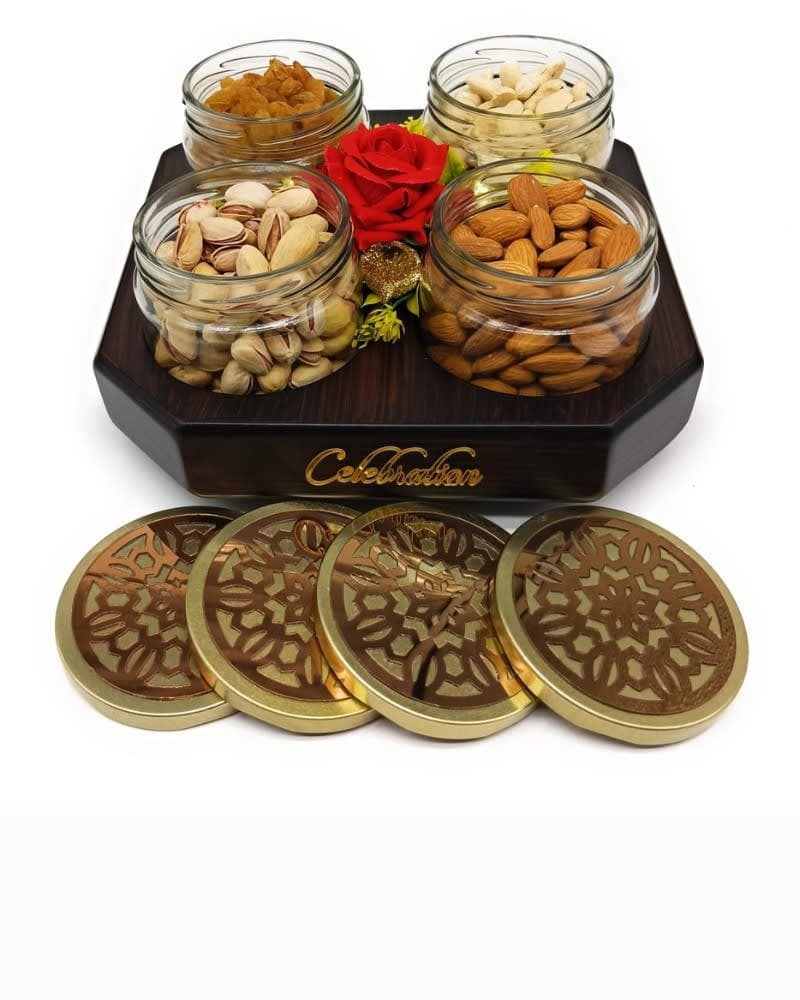 4 Jar Rotator Hamper