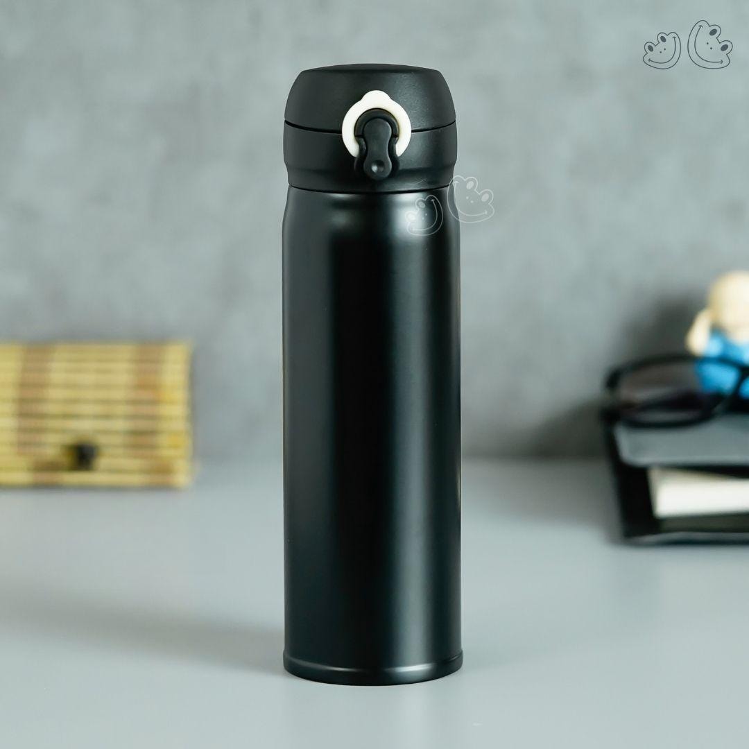 Push Button Stainless Steel Double Wall Flask - GBI-4041 Push Button Stainless Steel Double Wall Flask
