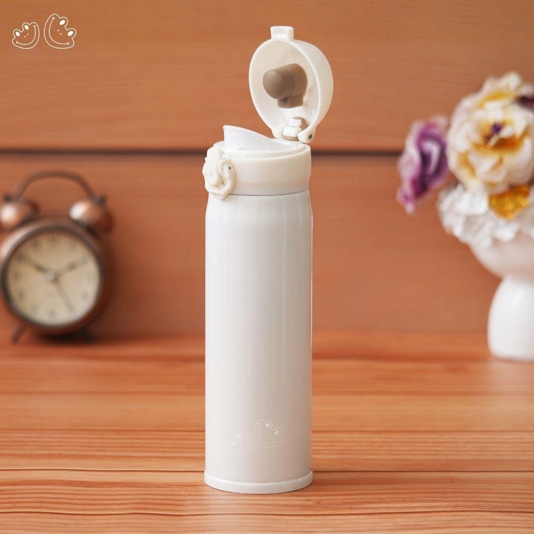 Push Button Stainless Steel Double Wall Flask - GBI-4041 Push Button Stainless Steel Double Wall Flask