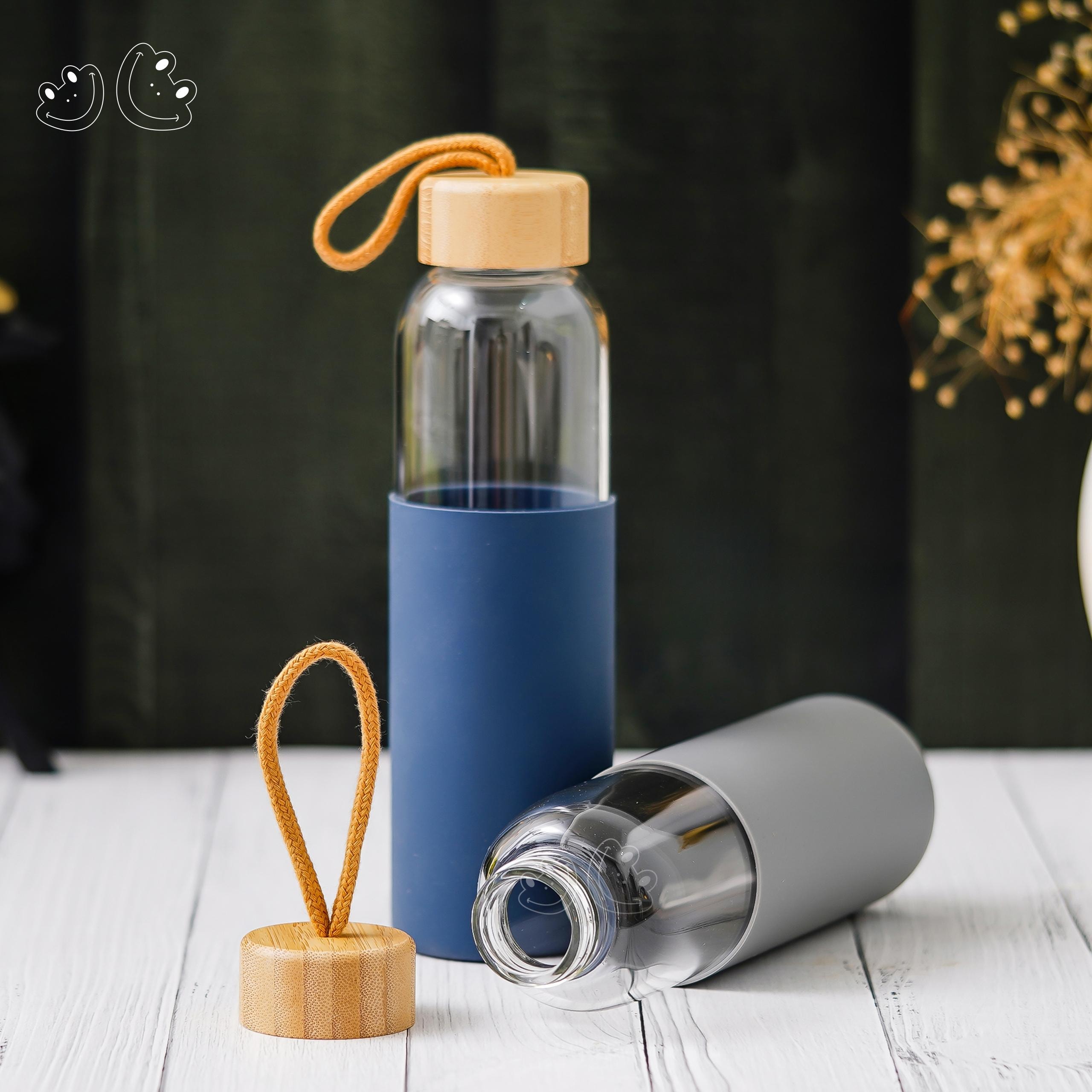Borosilicate Glass Water & Juice Bottle (600 ml) - GBI-4072 Borosilicate Glass Water & Juice Bottle