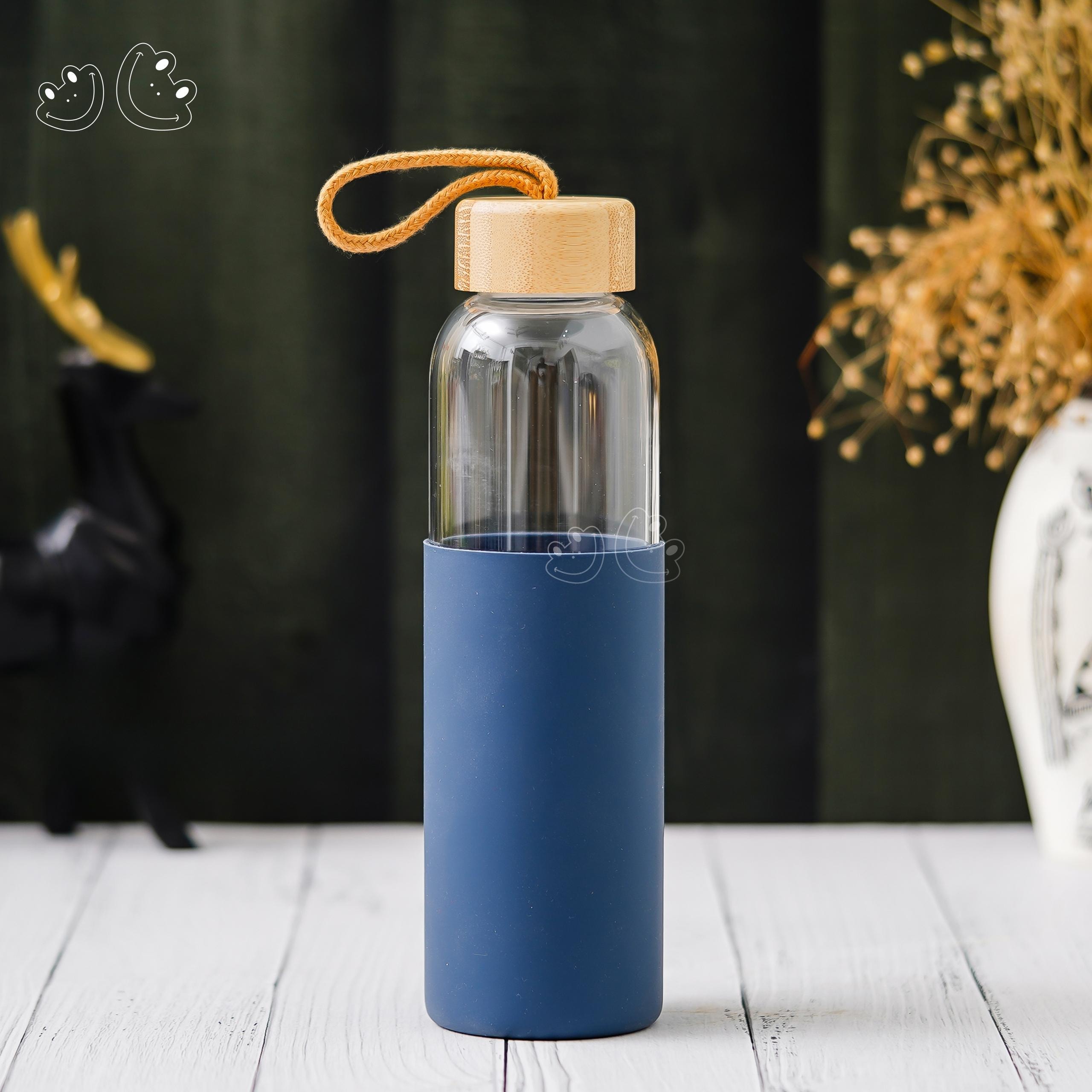 Borosilicate Glass Water & Juice Bottle (600 ml) - GBI-4072 Borosilicate Glass Water & Juice Bottle