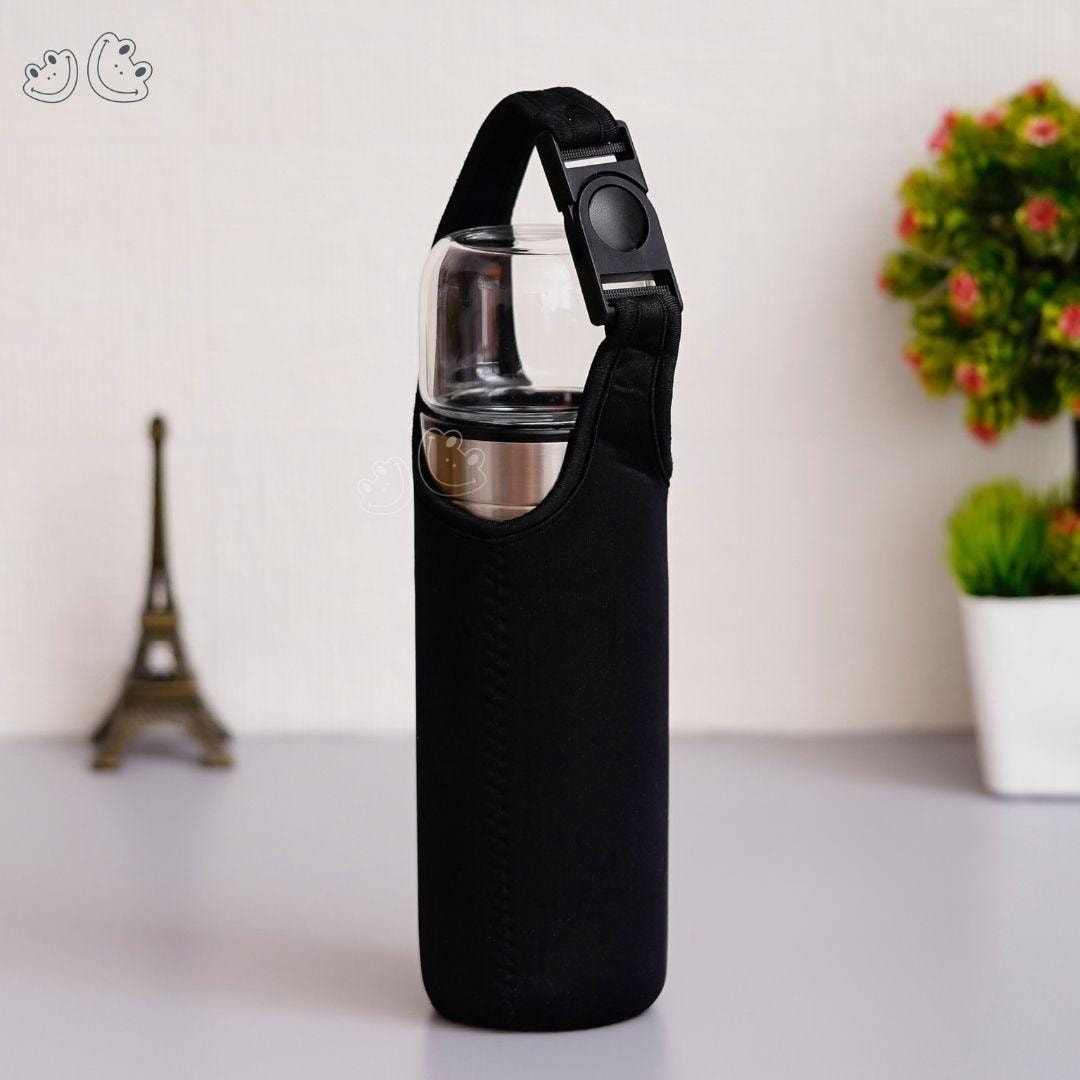 Borosilicate Glass Double Wall Tea Infuser Bottle - GBI-4079 Borosilicate Glass Double Wall Tea Infuser Bottle