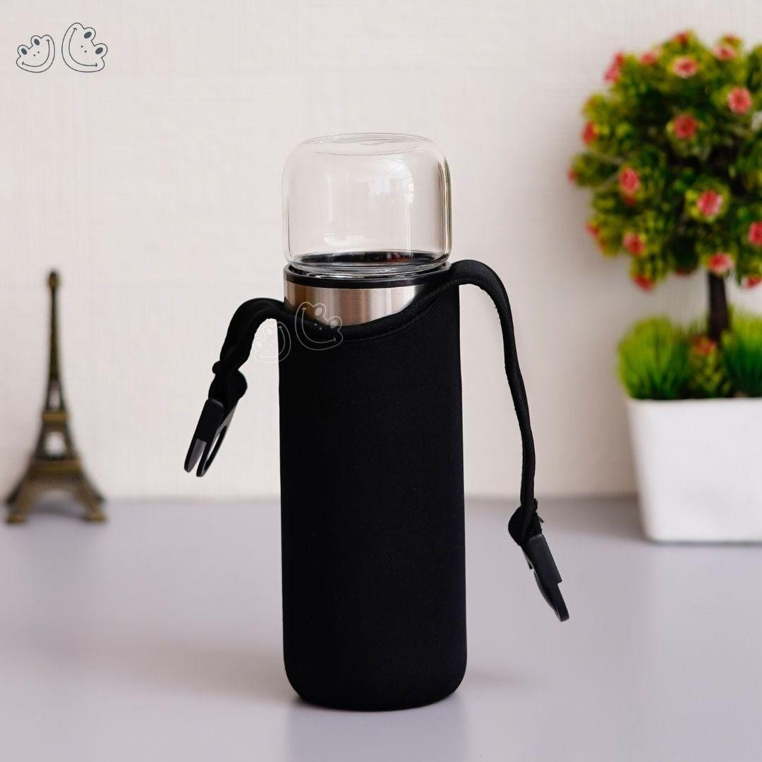 Borosilicate Glass Double Wall Tea Infuser Bottle - GBI-4079 Borosilicate Glass Double Wall Tea Infuser Bottle