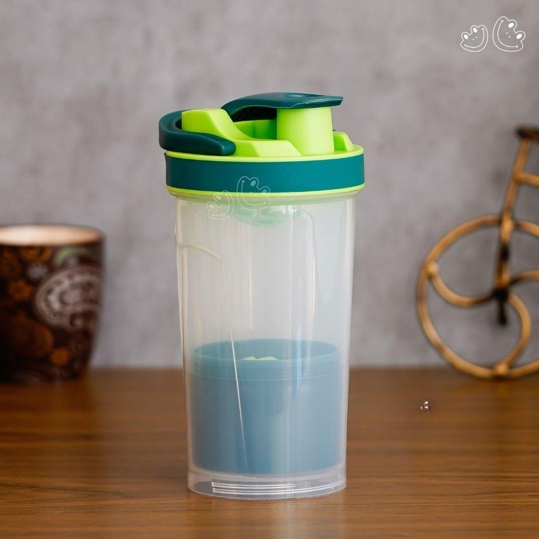Gym Shaker with Extra Compartment - GBI-4093 Gym Shaker with Extra Compartment