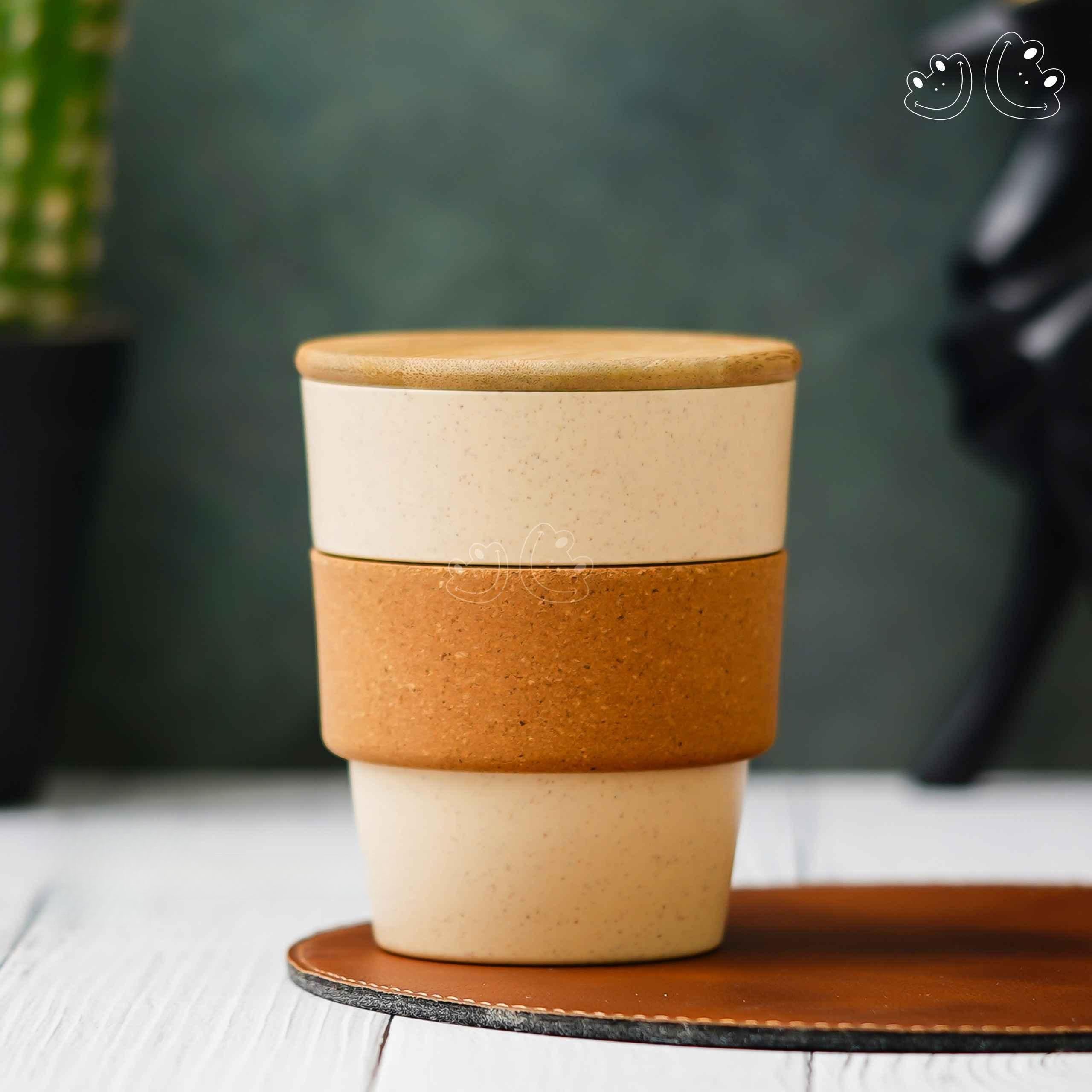 GBI-4122 Wheat Straw & Cork Mug - Corporate gift product view