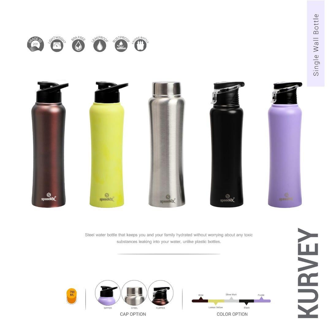 GBI-4206 Kurvey Stainless Steel Bottles | 750 ml - Corporate gift product view
